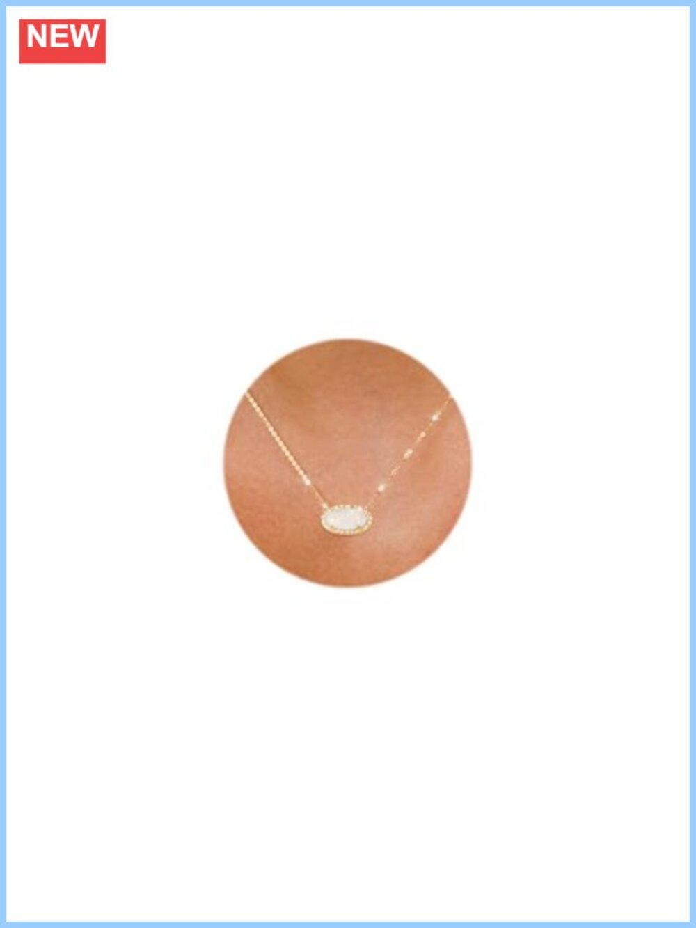 14K Gold Plated Brass Pendant Necklace Cubic Zirconia Dainty Cute Gemstone
